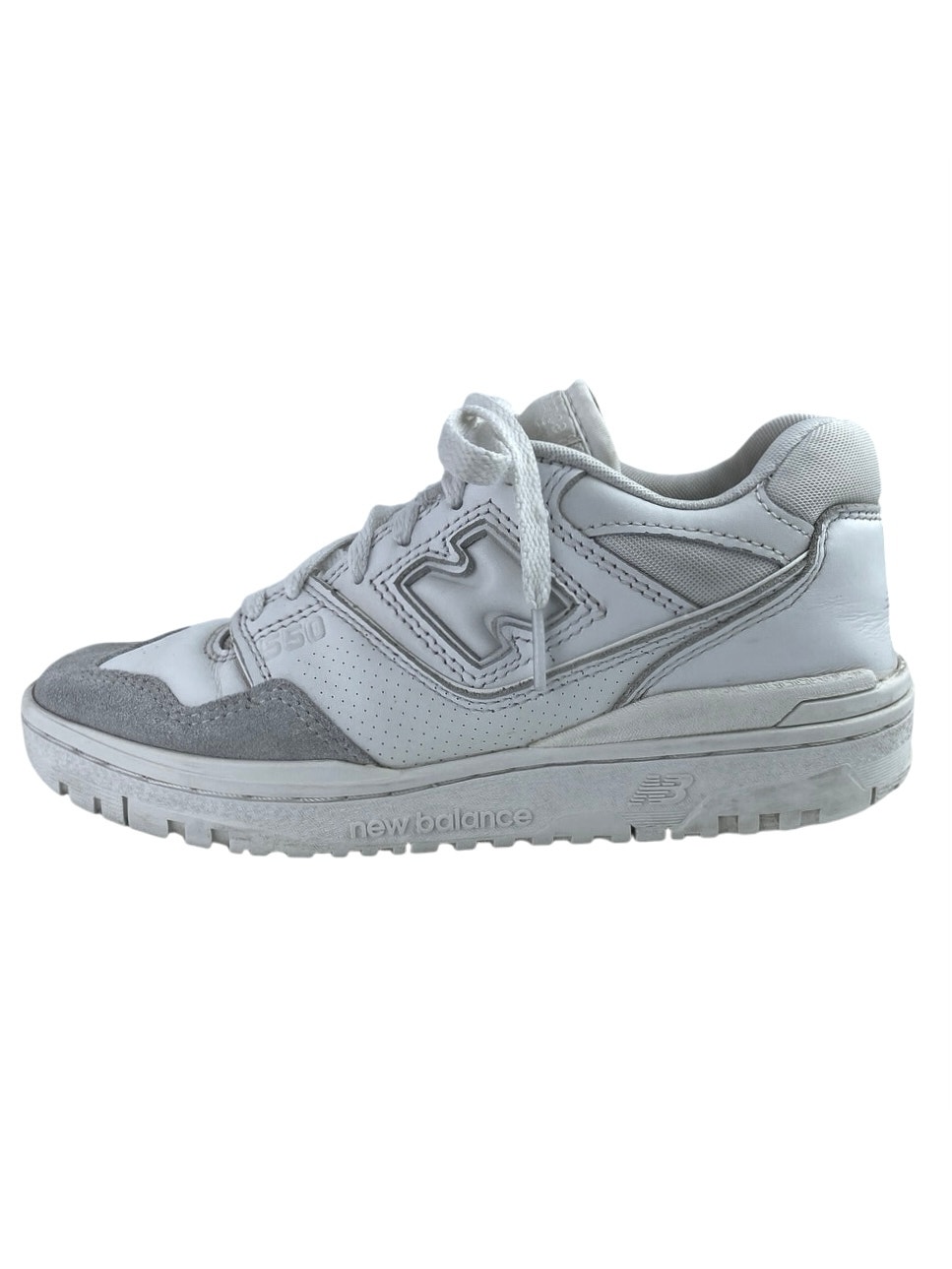 New Balance 550 Women's White Low Top Lace Up Activewear Sneakers Shoes Size 5